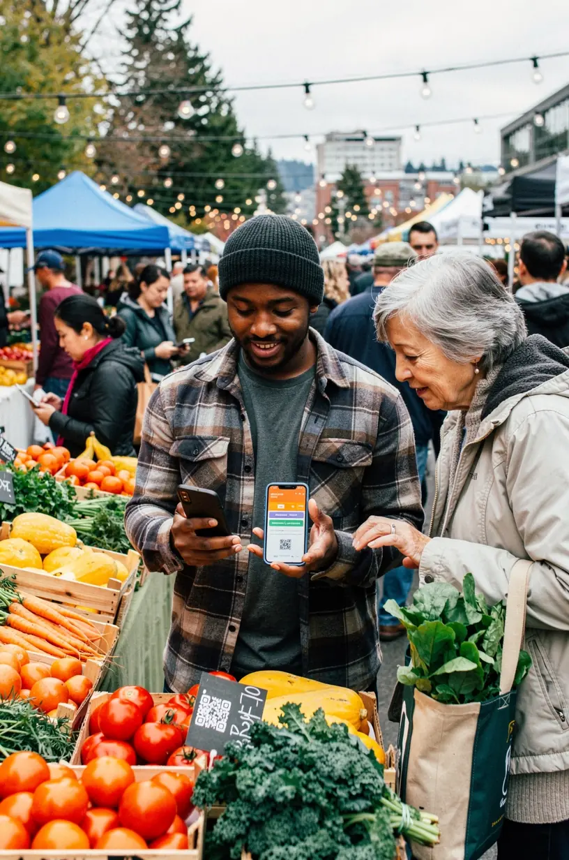 Illustration of cryptocurrency concepts for beginners.