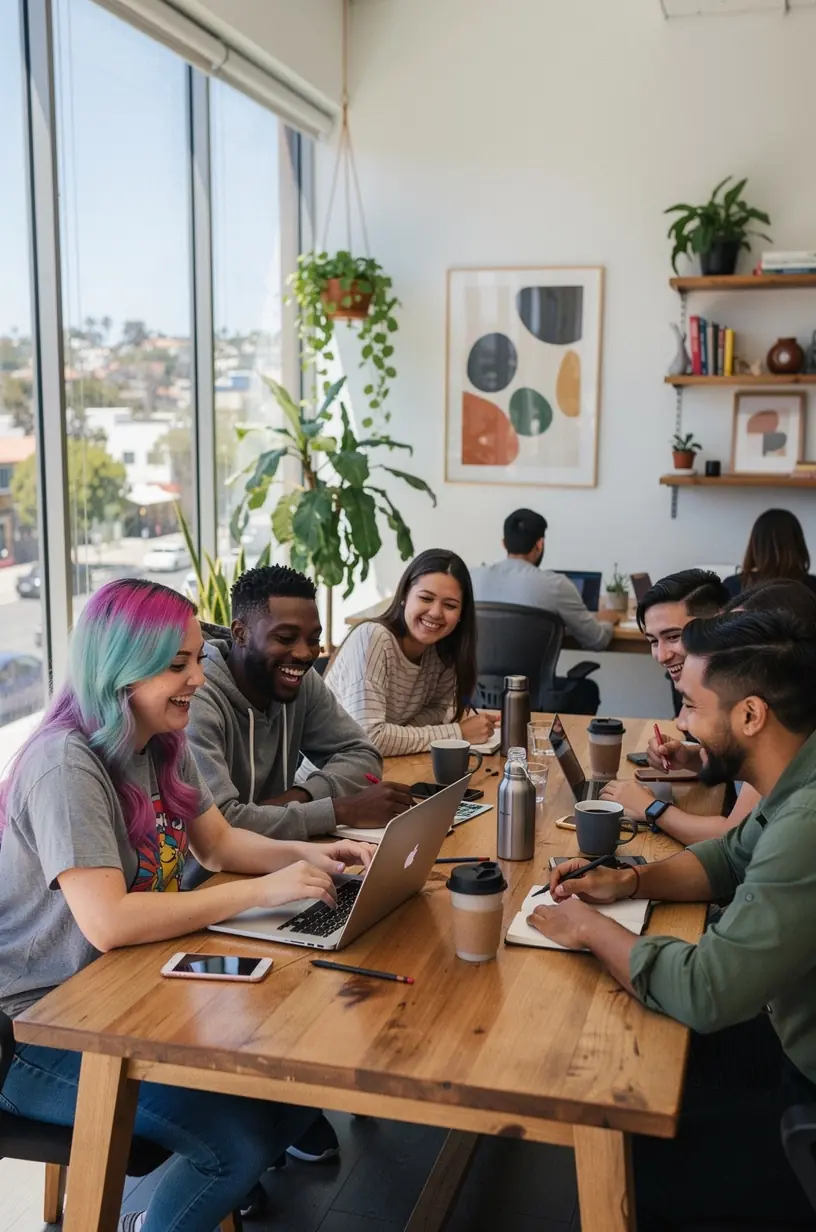 Remote work technology enhancing productivity and collaboration